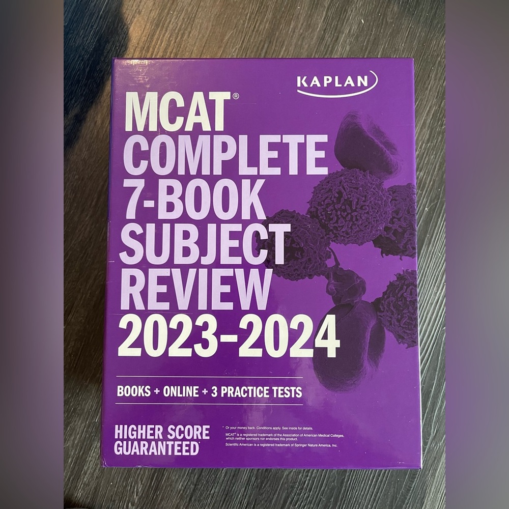 Kaplan MCAT 7-Book Review Set 2023-2024 - Purple Edition